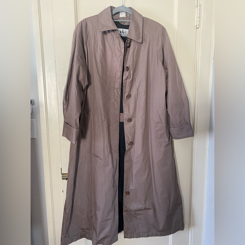 Totes Brown Trench Coat